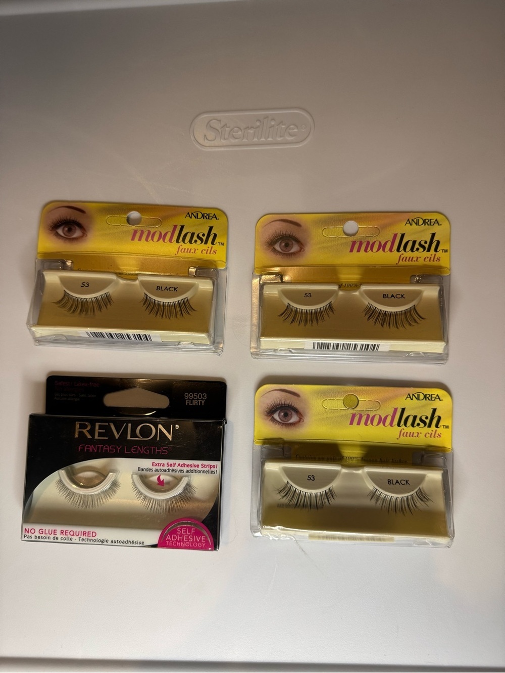Revlon Fantasy Eyelashes and Andrea Eyelashes 4 Packs